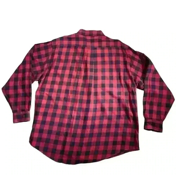 Brooks Brothers The Original Polo 346 Festive Flannel Cotton Collared Shirt - Picture 5 of 8